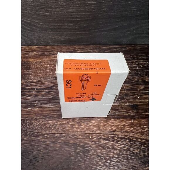 minuteKey 38 Piece Key Blank,  Key Brass 989396. New In Box. - Picture 2 of 8